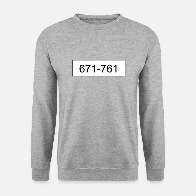 Panzerknacker karneval - Unisex Pullover - Weißgrau meliert