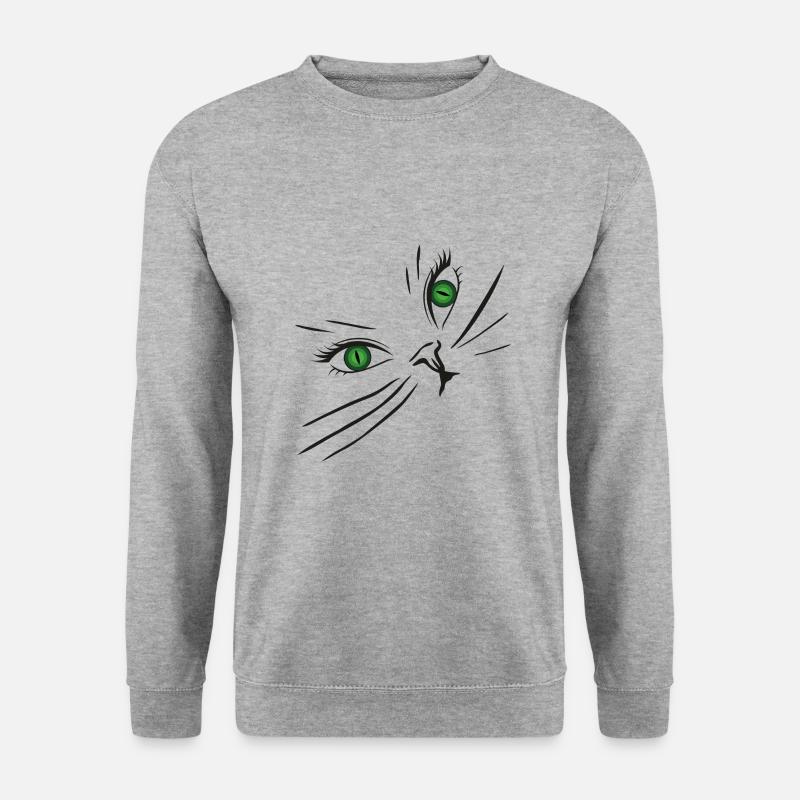 Cat Face Cat Face - Unisex Sweatshirt - salt & pepper