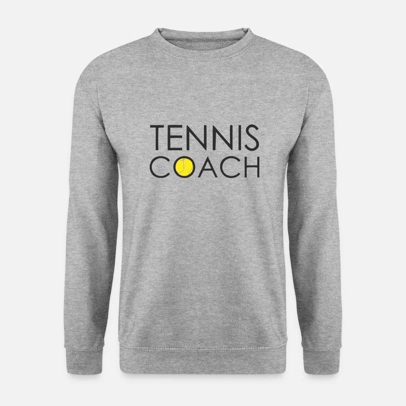 Tennistrainer - Unisex Pullover - Weißgrau meliert