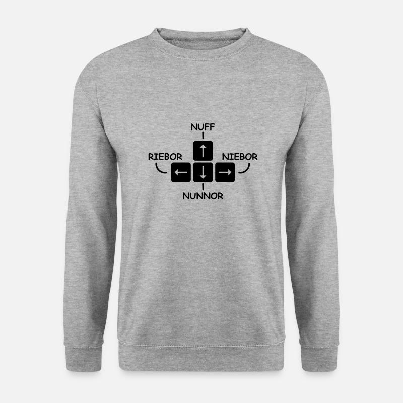 Ossi Geschenk Ostdeutschland DDR - Unisex Pullover - Weißgrau meliert