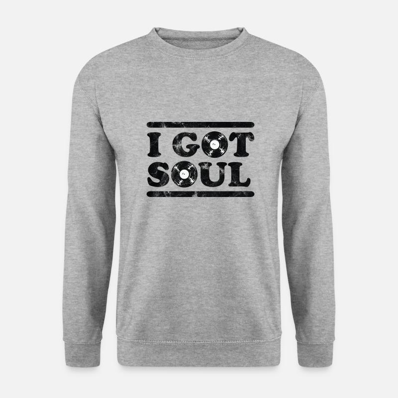 I got Soul - Unisex Pullover - Weißgrau meliert