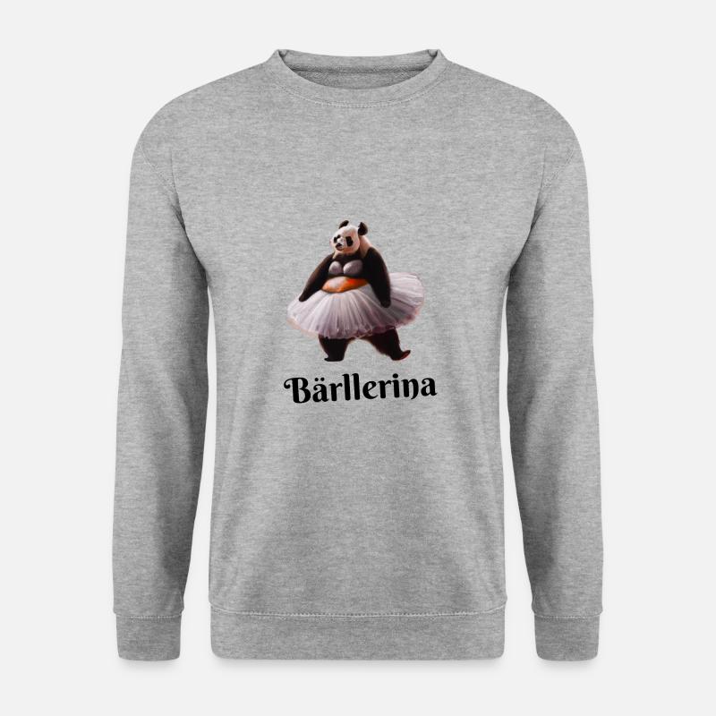 Bärllerina - Unisex Pullover - Weißgrau meliert