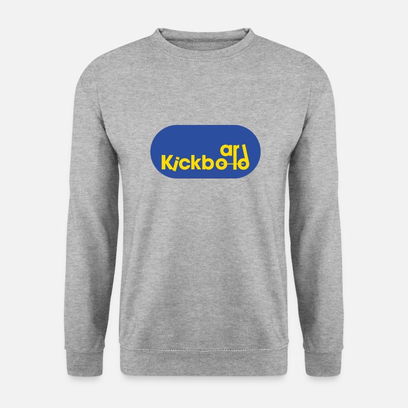 Kickboard Logo - Unisex Pullover - Weißgrau meliert