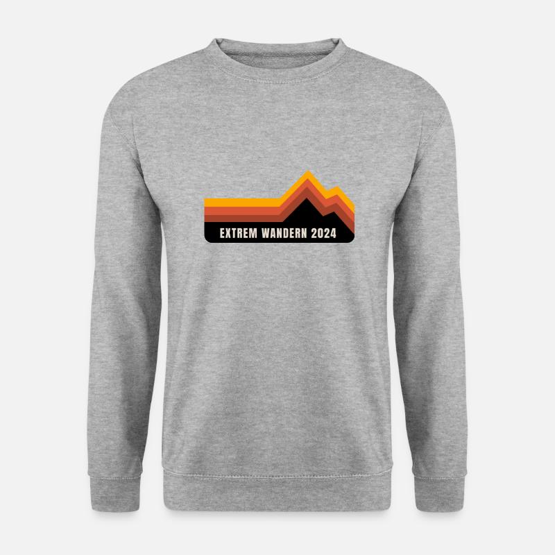 Extrem Wandern 2024 - Unisex Pullover - Weißgrau meliert
