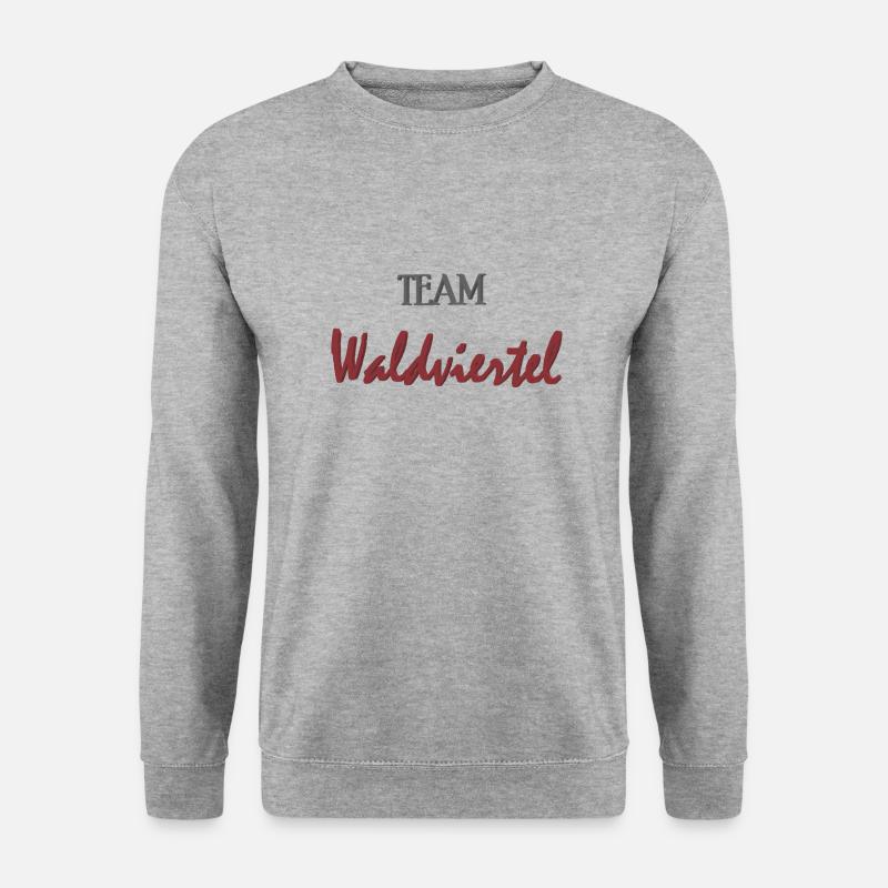 Team Waldviertel - Unisex Pullover - Weißgrau meliert