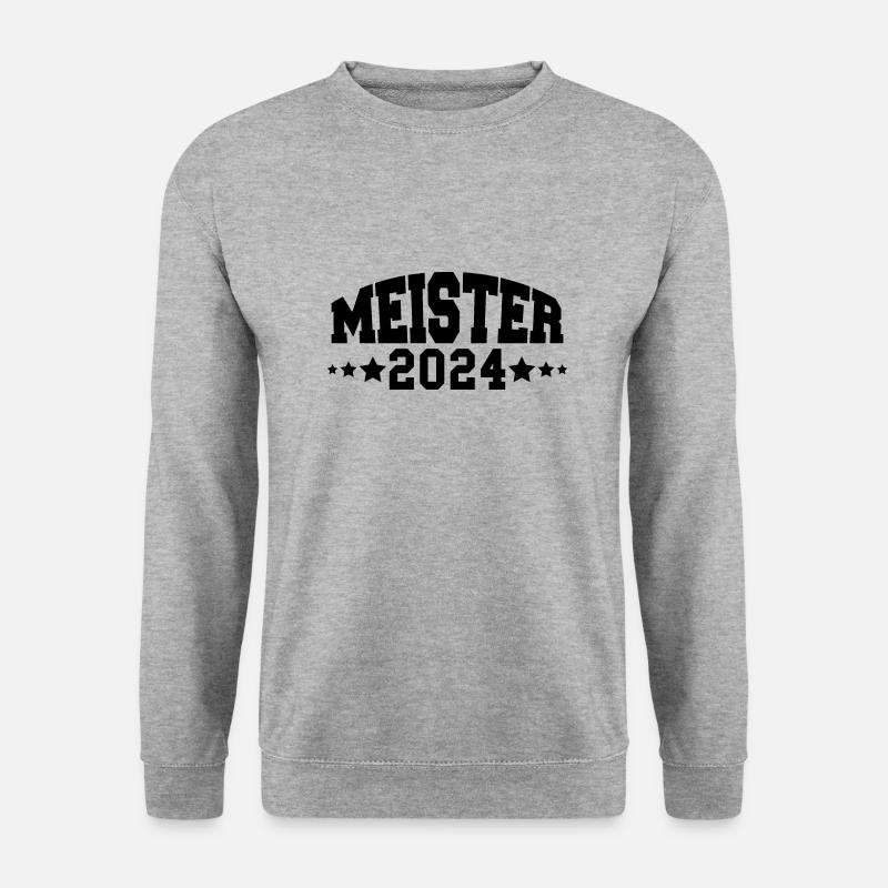 Meister 2024 - Unisex Pullover - Weißgrau meliert