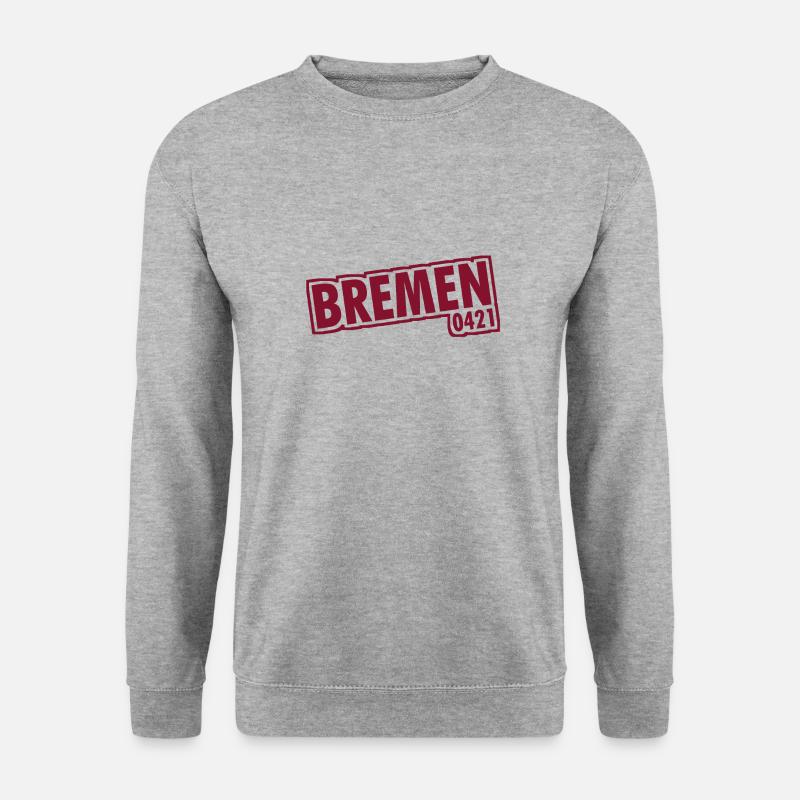 Bremen - 0421 - Area Code - Unisex Sweatshirt - salt & pepper