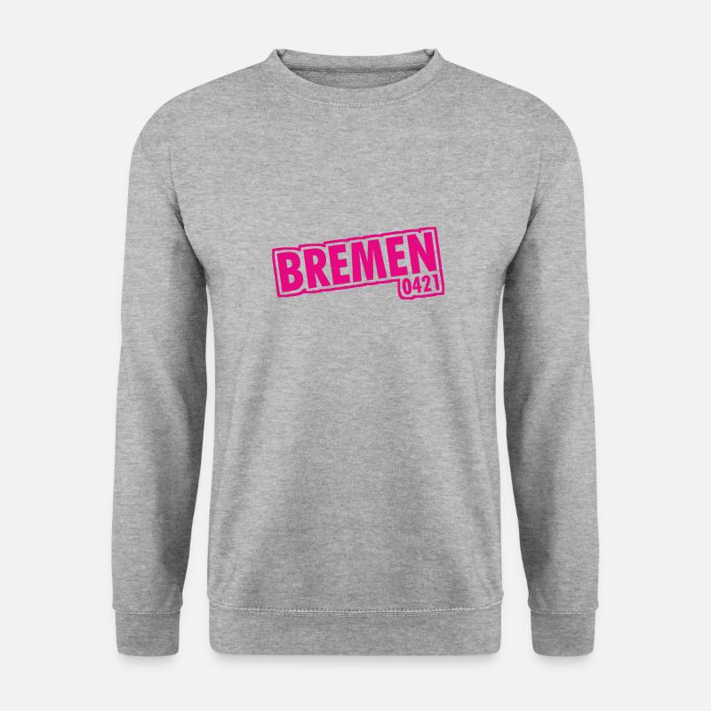 Bremen - 0421 - Area Code - Unisex Sweatshirt - salt & pepper