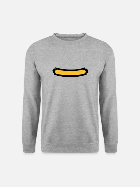ecusson 2col - Sweat-shirt Unisexe - gris chiné