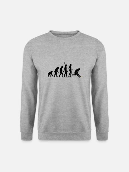 evolution_herren_hockey_2c - Unisex Sweatshirt - salt & pepper