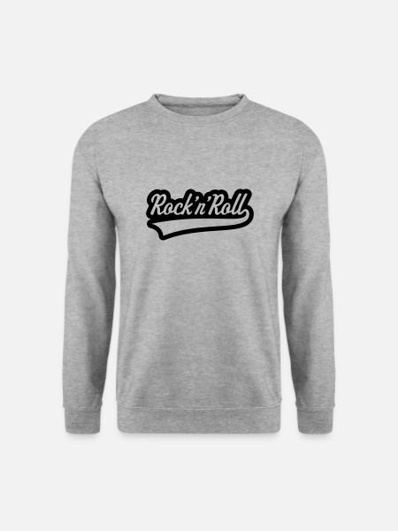Rock 'n' Roll (Outline) Women's Organic T-shirt - Unisex Sweatshirt - salt & pepper