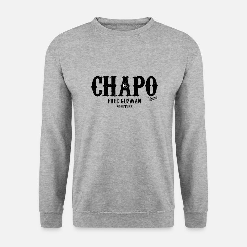 Chapo Mask - Unisex Pullover - Weißgrau meliert