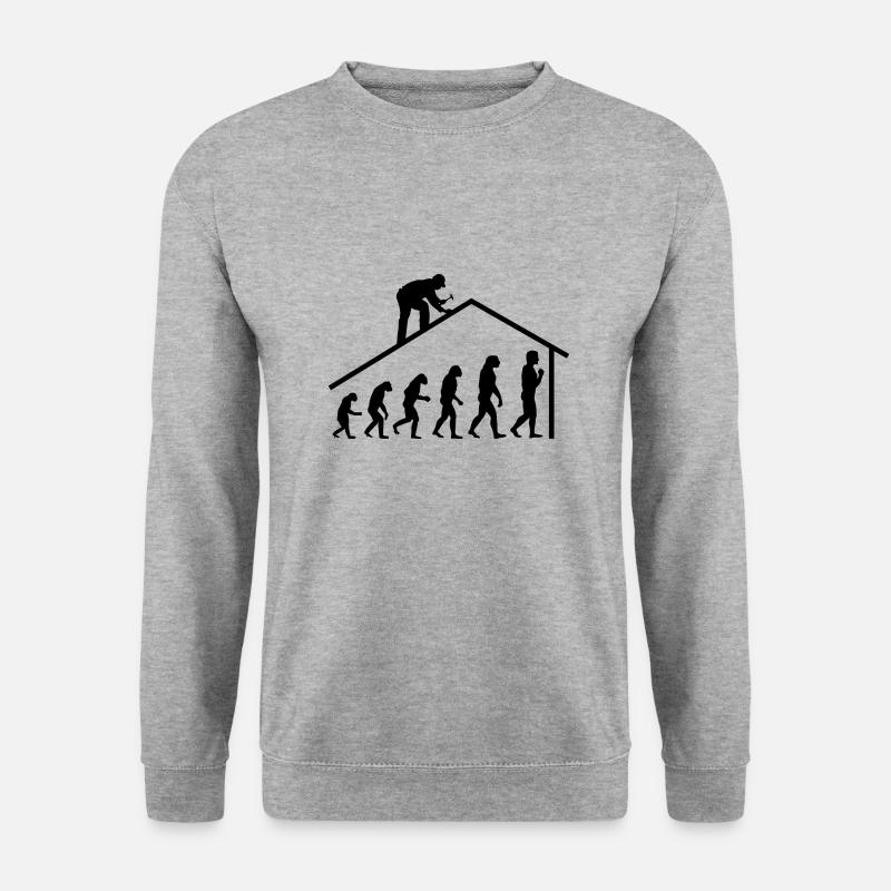 Man Carpenter Craftsman Gift Tool - Unisex Sweatshirt - salt & pepper