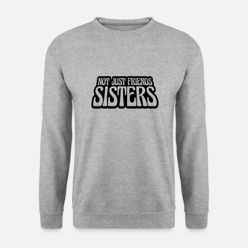 Logo Sisters Friends - Unisex Sweatshirt - salt & pepper
