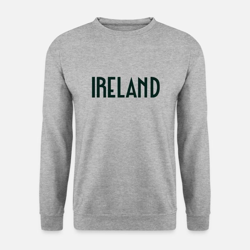 Irland - Unisex Pullover - Weißgrau meliert