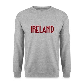 Ireland - Unisex Sweatshirt - salt & pepper - Front - Alina (178cm) & Michal (187cm)