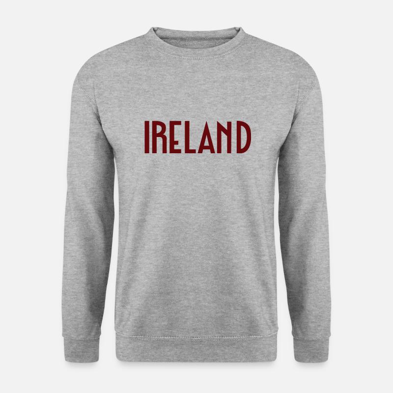Irland - Unisex Pullover - Weißgrau meliert