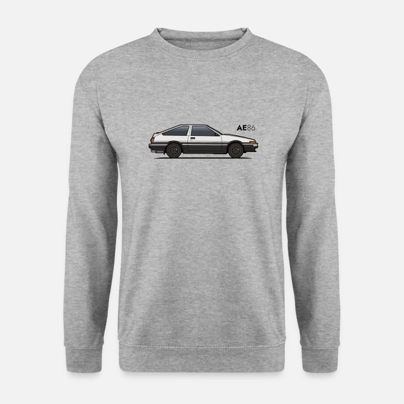 AE86 Panda - Unisex Pullover - Weißgrau meliert