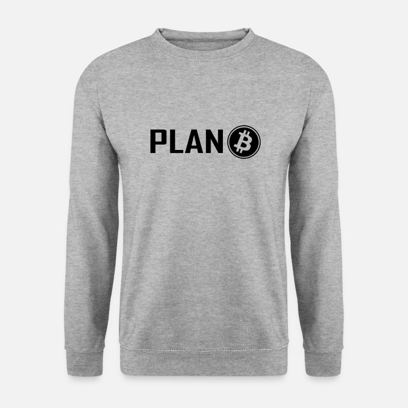 Crypto Bitcoin Trading - Unisex Sweatshirt - salt & pepper