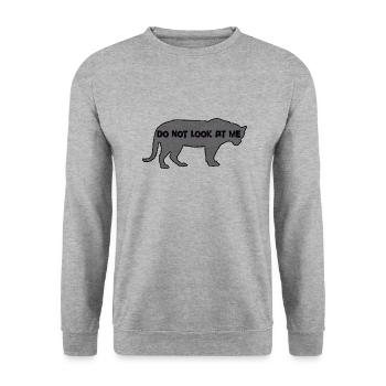 Do not - Unisex Pullover - Weißgrau meliert - Vorne - Alina (178cm) & Michal (187cm)
