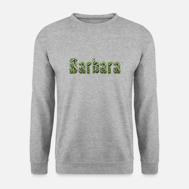 Barbara - Unisex Pullover - Weißgrau meliert