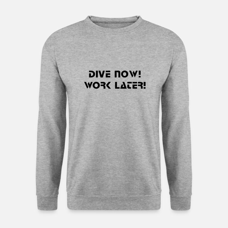 DiveNow - Unisex Sweatshirt - salt & pepper
