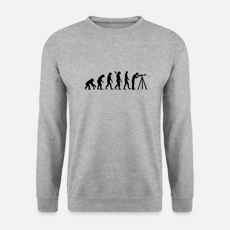 Evolution Astronomy - Unisex Sweatshirt - salt & pepper