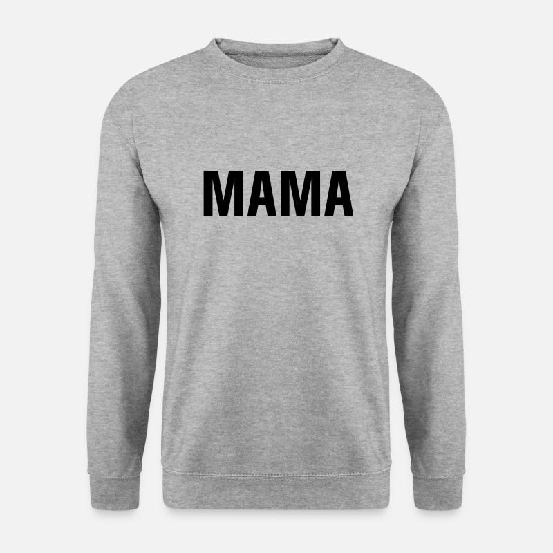 Mama - Unisex Pullover - Weißgrau meliert