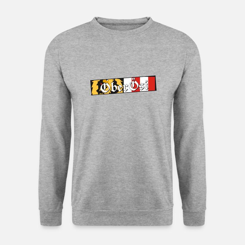 OberÖsi versus Oberösterreicher - Unisex Pullover - Weißgrau meliert