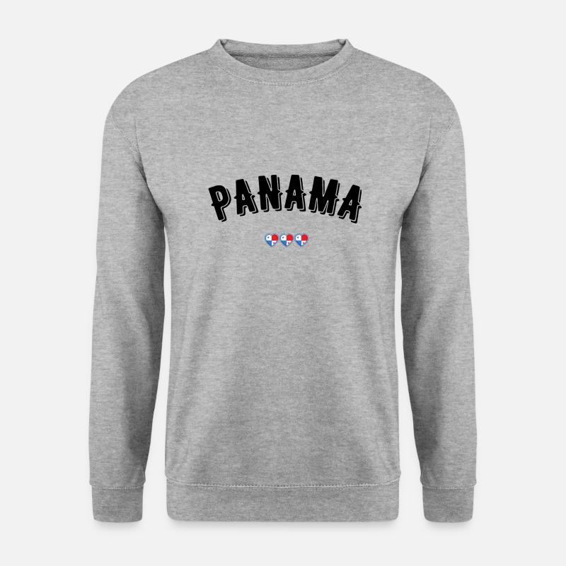 Panama - Unisex Pullover - Weißgrau meliert