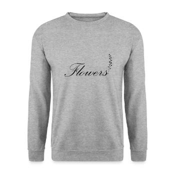 Florist Flower Plant Nature Gardener - Unisex Sweatshirt - salt & pepper - Front - Alina (178cm) & Michal (187cm)