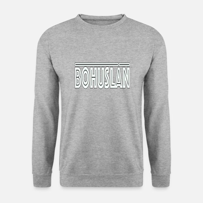 Provinz Bohuslän - Unisex Pullover - Weißgrau meliert