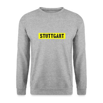 Stuttgart - Baden-Württemberg - Unisex Sweatshirt - salt & pepper - Front - Alina (178cm) & Michal (187cm)