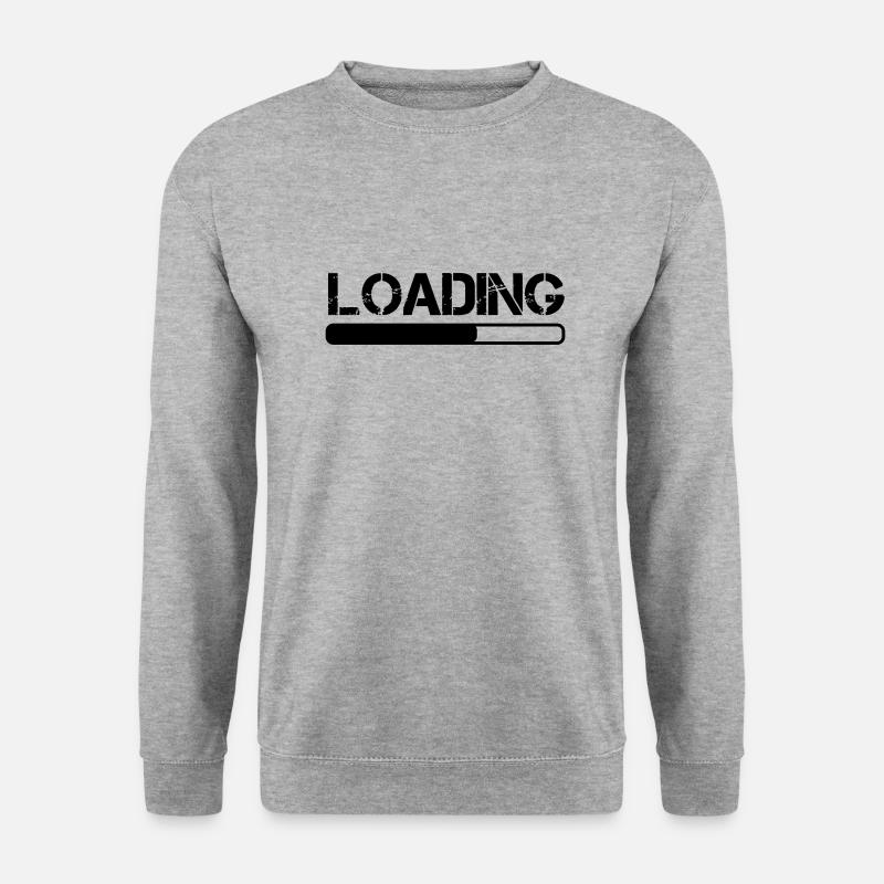 loading - Unisex Pullover - Weißgrau meliert