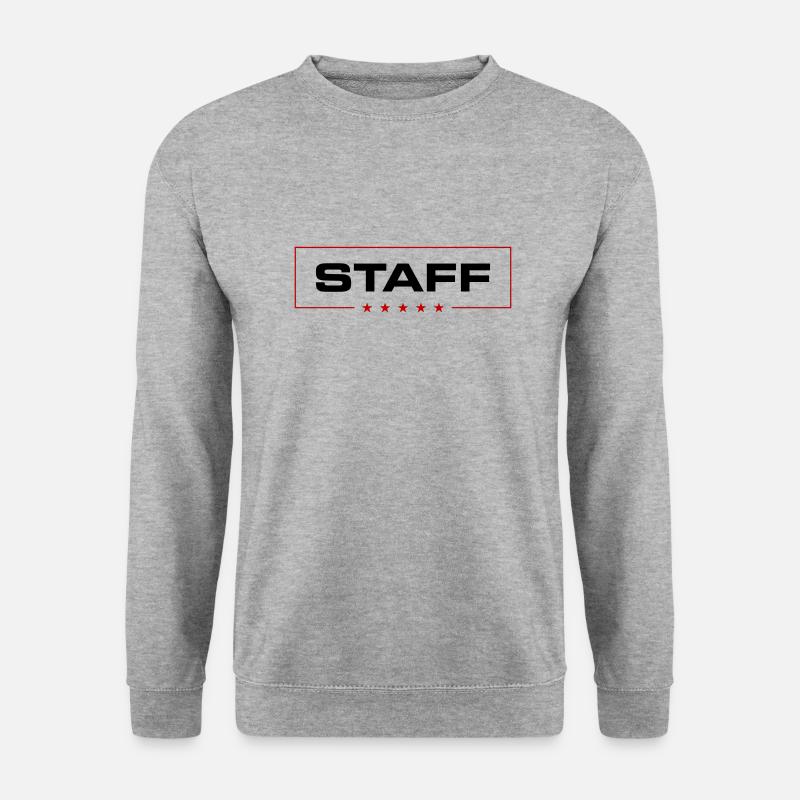 Staff Crew - Unisex Pullover - Weißgrau meliert
