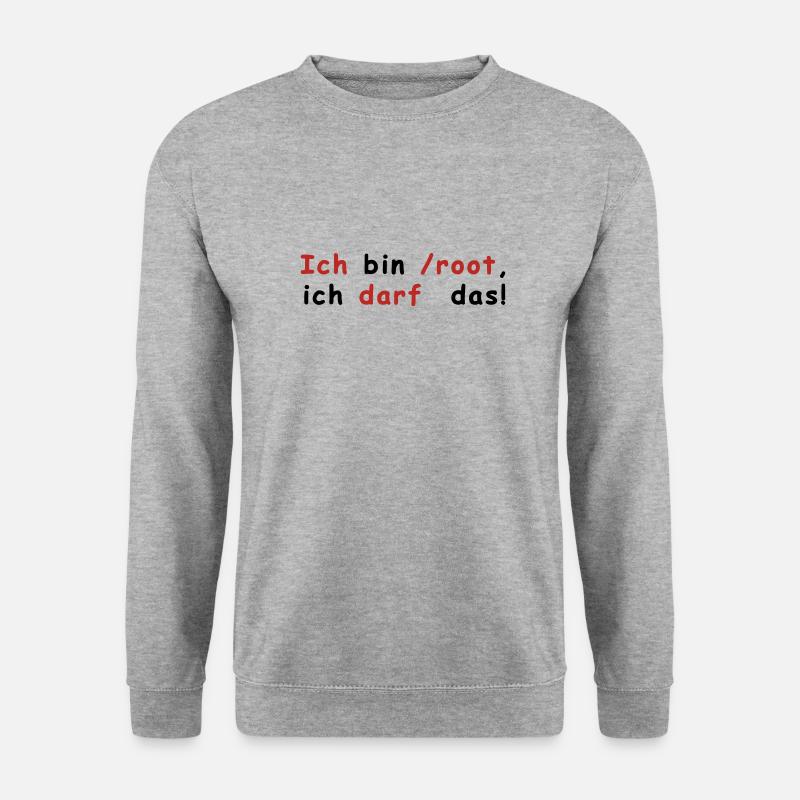 Root Linux - Unisex Sweatshirt - salt & pepper