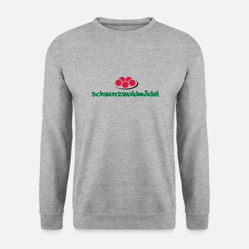 Schwarzwald-Mädel - Unisex Pullover - Weißgrau meliert