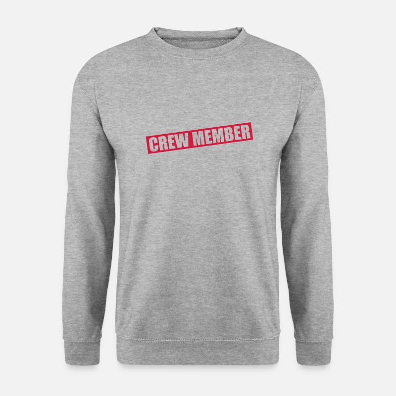 crew_member_sm1 - Unisex Pullover - Weißgrau meliert