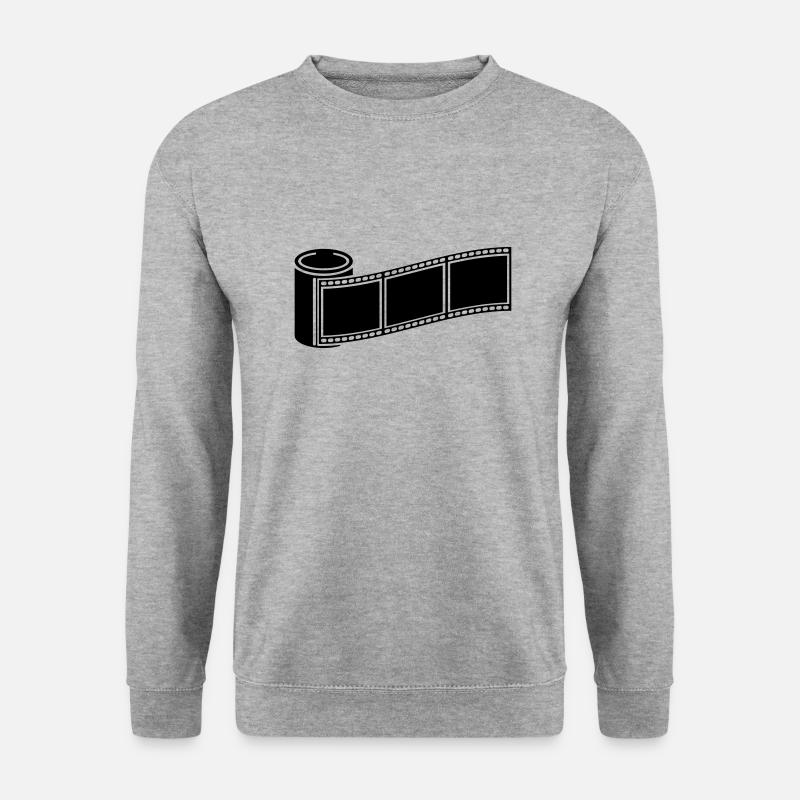 photo_retro_1_f1 - Unisex Pullover - Weißgrau meliert