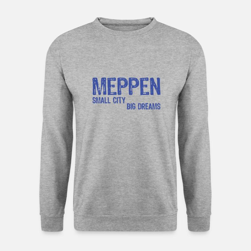 Meppen - Unisex Pullover - Weißgrau meliert