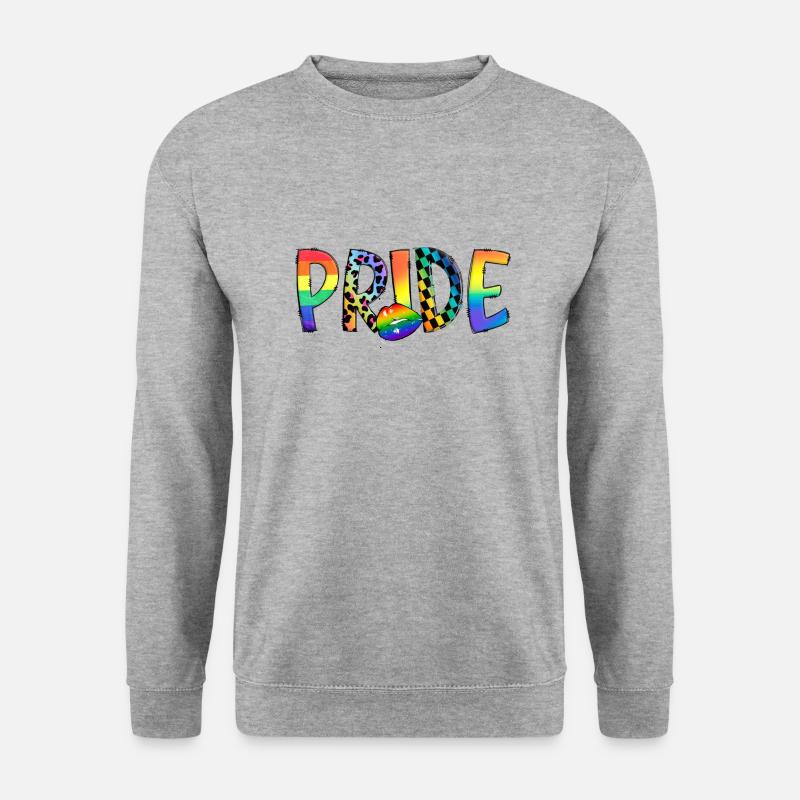 Pride2 - Unisex Pullover - Weißgrau meliert