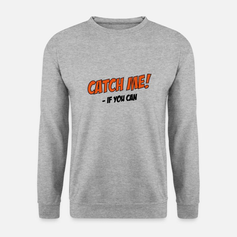 rennen - Unisex Pullover - Weißgrau meliert