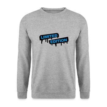 Limited Edition Graffiti - Sweat-shirt Unisexe - gris chiné - Devant - Alina (178cm) & Michal (187cm)