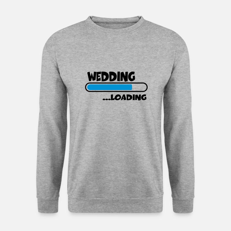Wedding loading - Unisex Sweatshirt - salt & pepper