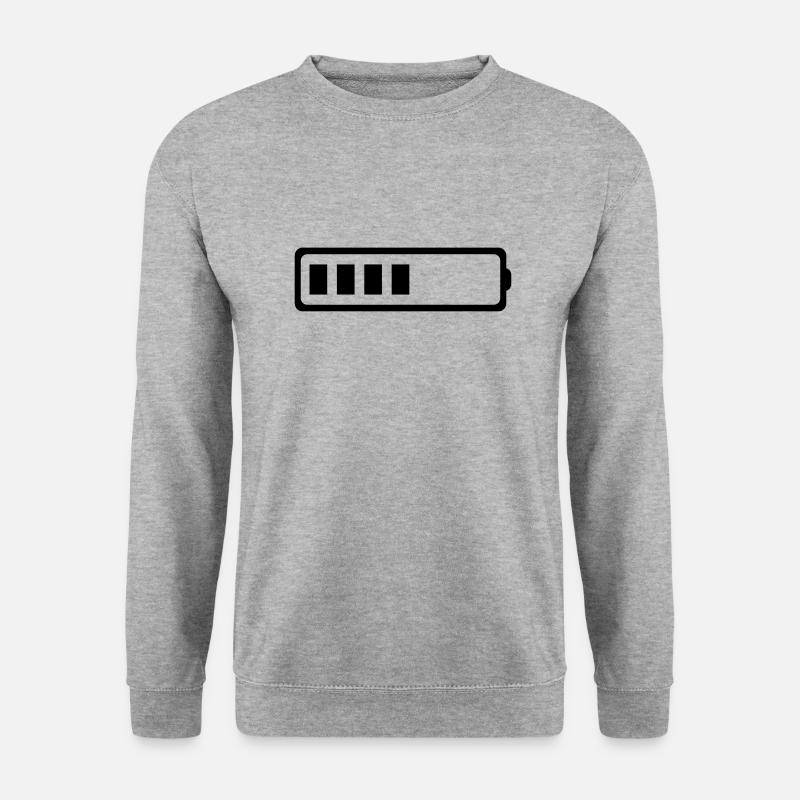 BATTERIE 4 BATONS - Unisex Pullover - Weißgrau meliert