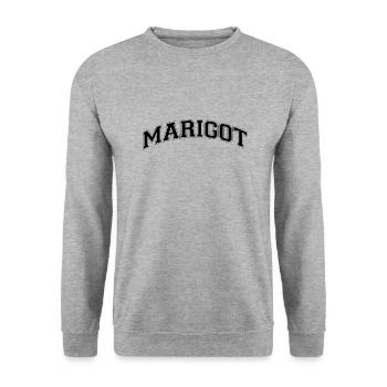 Marigot - Saint-Martin - 971 - Kreyol Sat - Unisex Sweatshirt - salt & pepper - Front - Alina (178cm) & Michal (187cm)