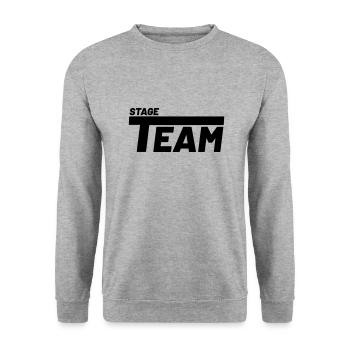équipe de scène groupe de théâtre Spotlight - Sweat-shirt Unisexe - gris chiné - Devant - Alina (178cm) & Michal (187cm)