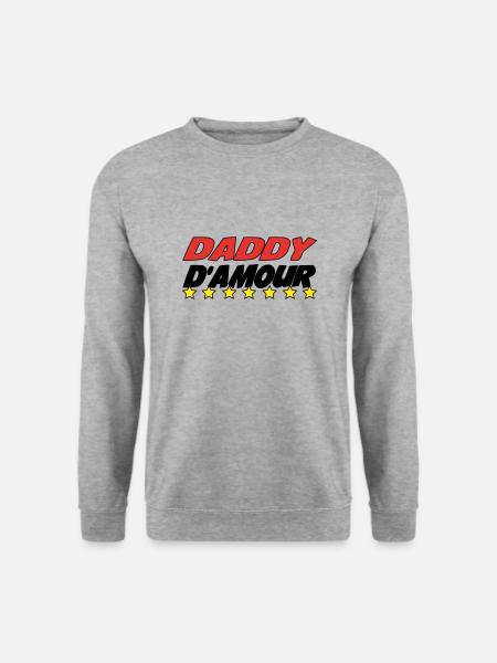 LOVE DADDY - Unisex Sweatshirt - salt & pepper