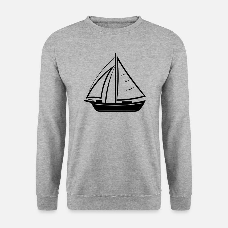 Sailboat - Unisex Sweatshirt - salt & pepper