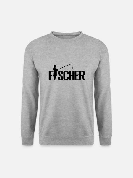 Fischer - Unisex Pullover - Weißgrau meliert